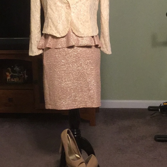 Rose Gold Party Dress - Picture 7 of 8